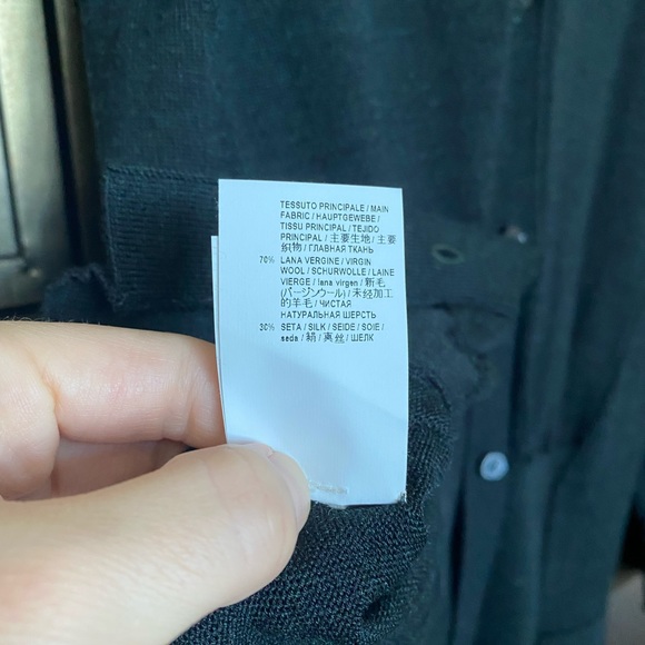 Marni dark green wool/silk cardigan - Picture 5 of 7